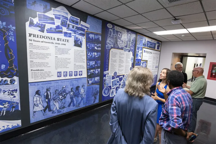 Two centuries on one wall celebrate SUNY